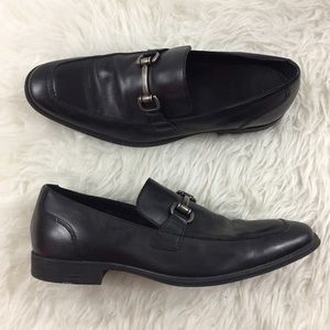 Cole Haan Men sz 10 Slip on Dress Shoes Buckle
